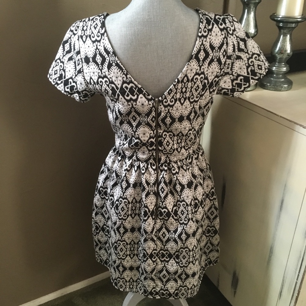 One Clothing Fit & Flare Tribal Print Dress - Picture 8 of 8